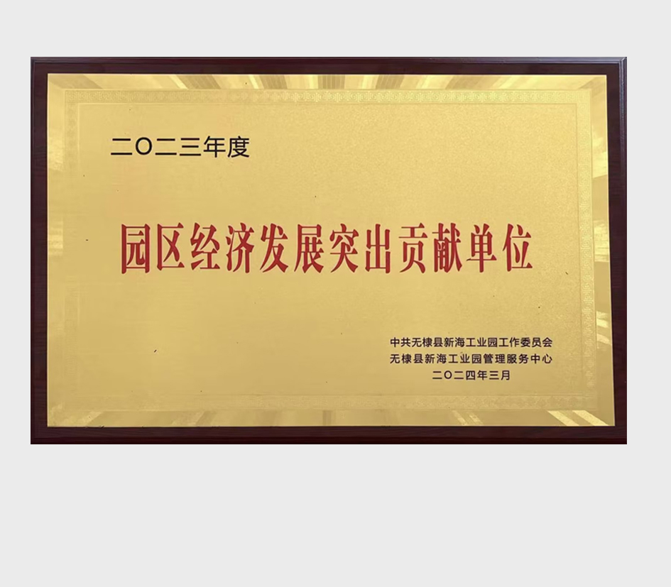 2023年度园区突出贡献奖